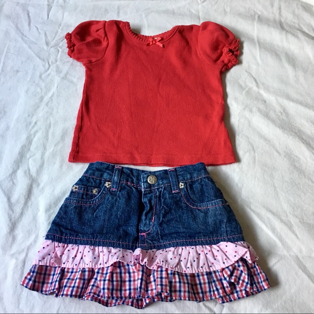 Fun To The 4th Girls 2 Pieces set, 12M